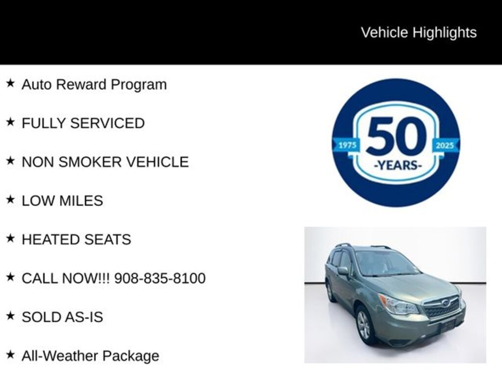 Used 2015 Subaru Forester 2.5i Premium SUV