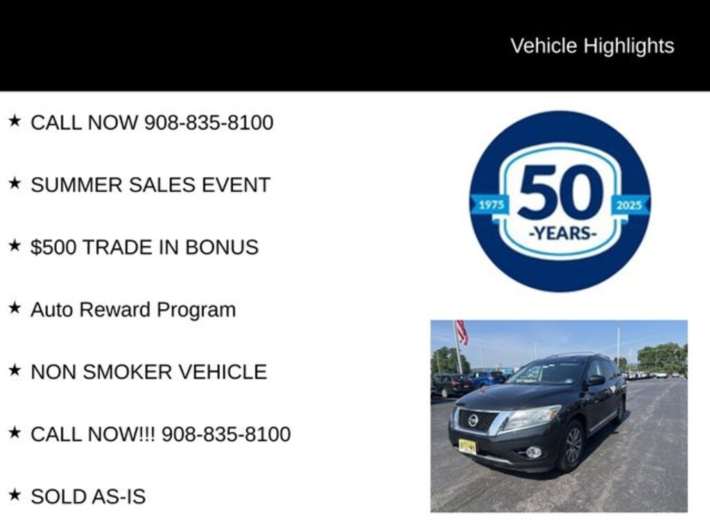 Used 2015 Nissan Pathfinder SL SUV