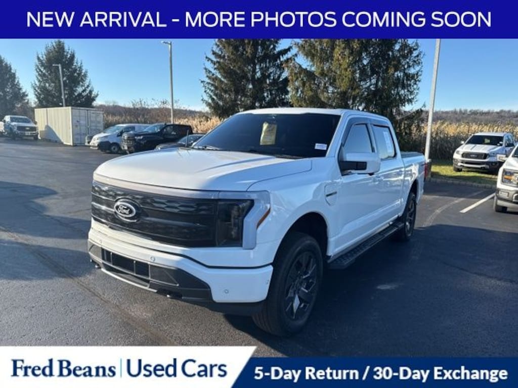 Used 2022 Ford F-150 Lightning Lariat Crew Cab Short Bed Truck