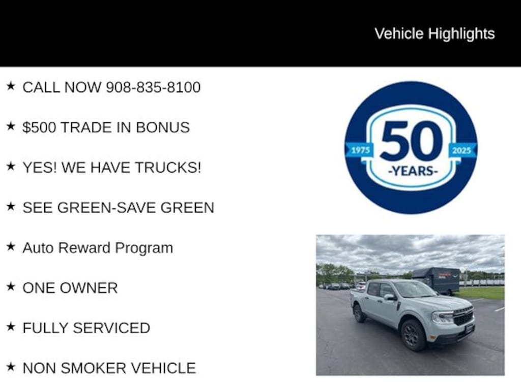 Certified 2022 Ford Maverick XLT CREW CAB SHORT BED TRUCK
