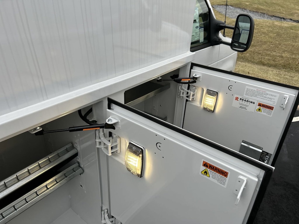New 2025 Ford E-350 Cutaway STD DRW 11 Reading Closed Aluminum Body VAN