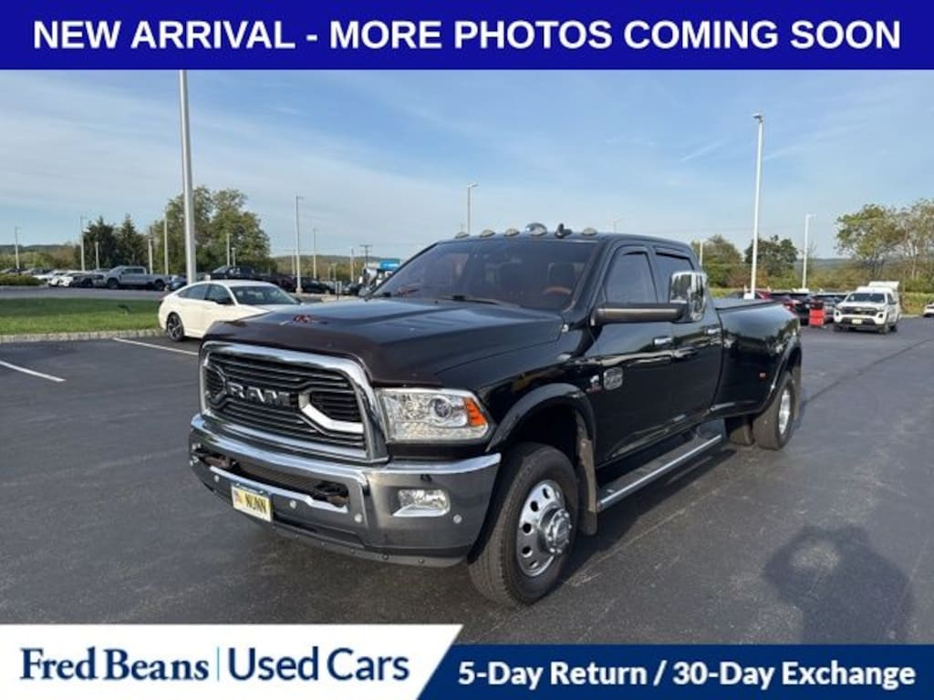 Certified 2018 Ram 3500 Laramie Longhorn CREW CAB LONG BED TRUCK