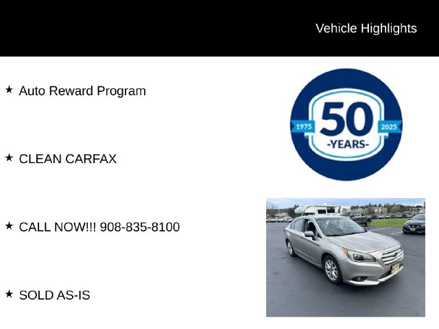 Used 2016 Subaru Legacy 2.5i Premium Sedan