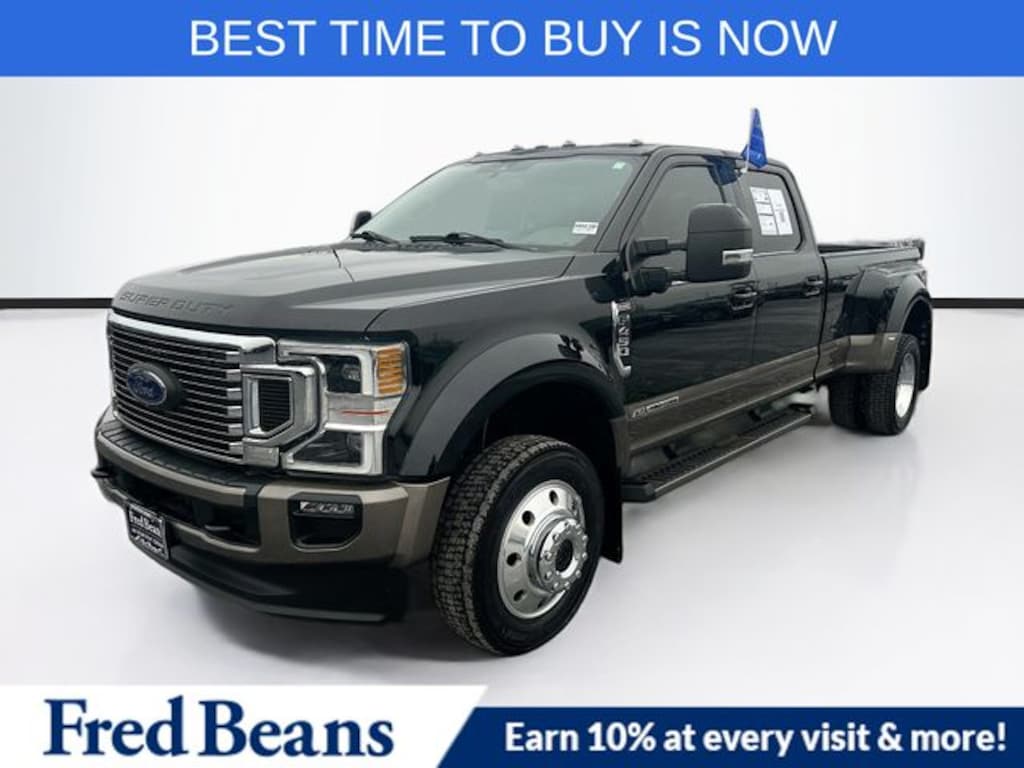 Certified 2022 Ford F-450 King Ranch DRW CREW CAB LONG BED TRUCK