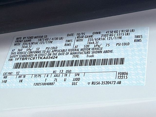 2026 Ford Transit Van Base - Photo 36