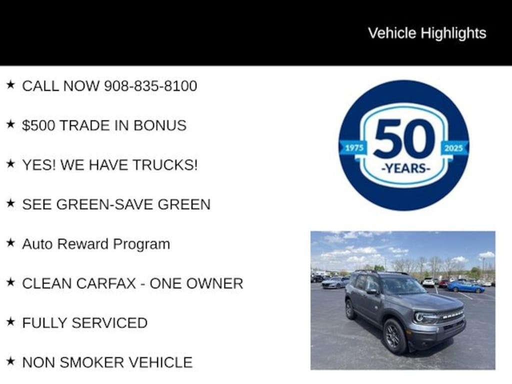 Certified 2025 Ford Bronco Sport BIG Bend SUV
