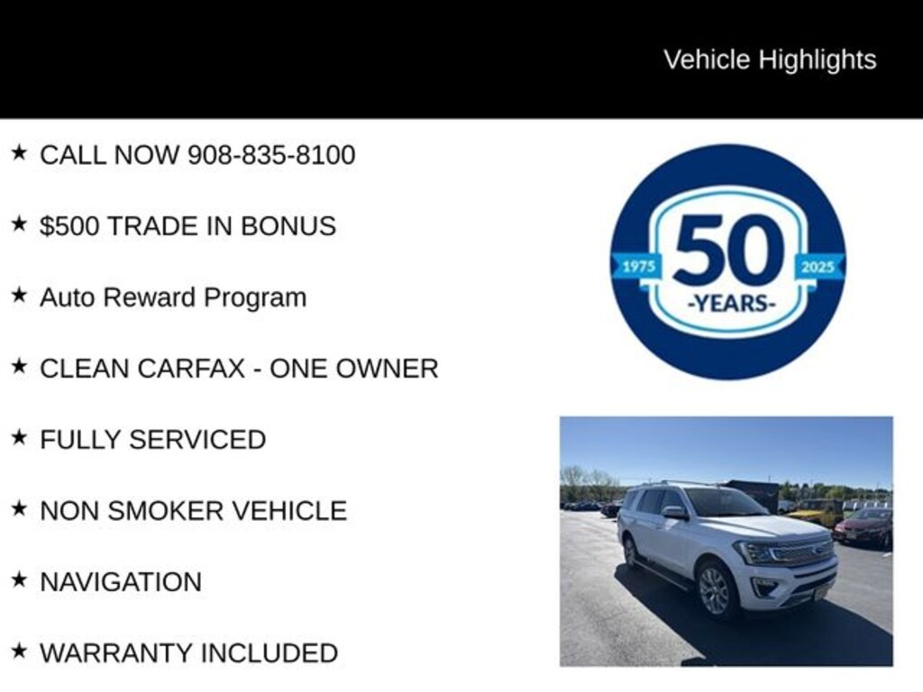 Certified 2019 Ford Expedition Platinum SUV