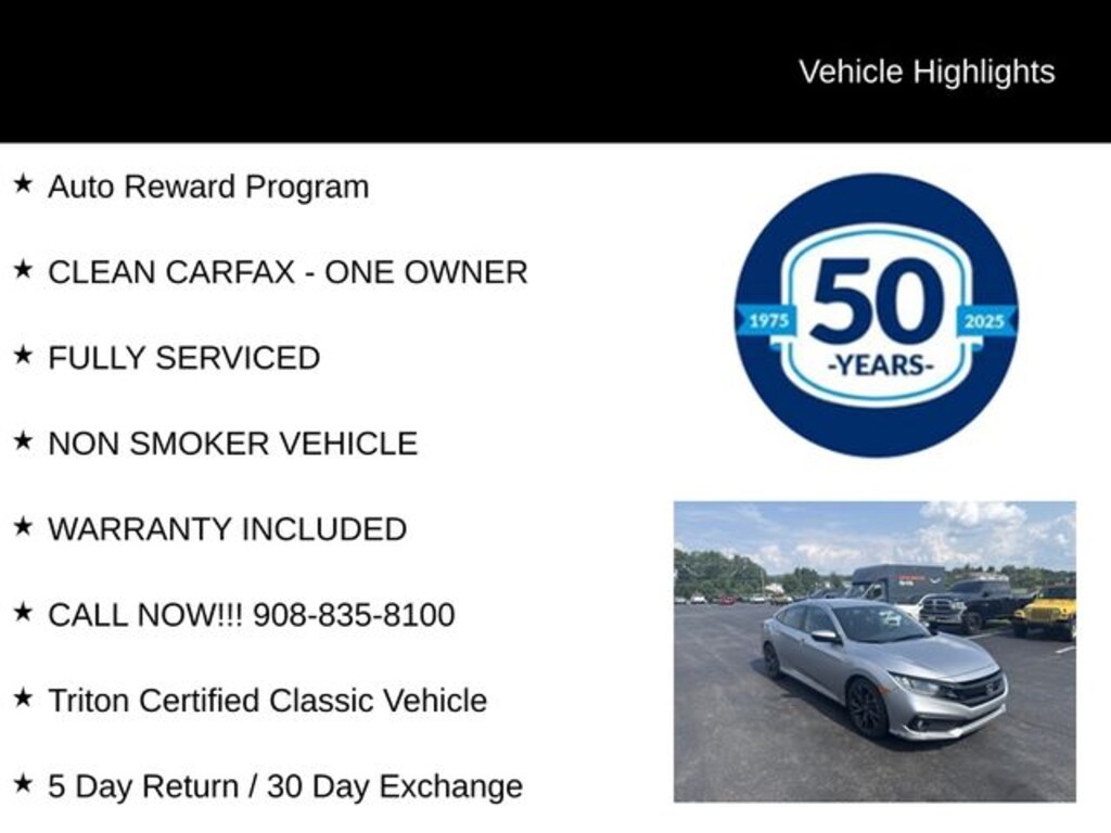 Used 2019 Honda Civic Sport Sedan