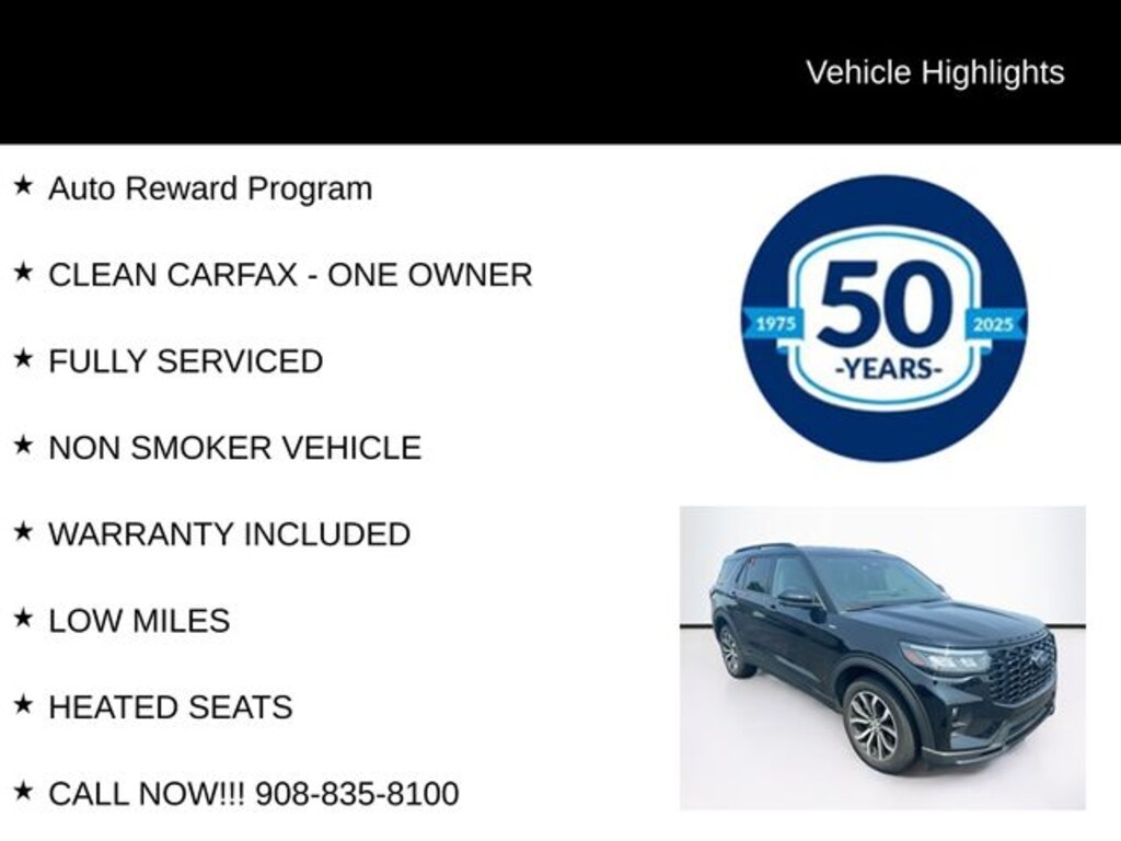 Used 2025 Ford Explorer ST-Line SUV