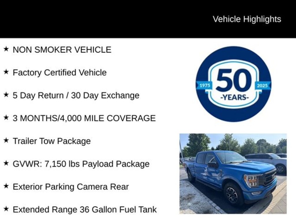Used 2021 Ford F-150 Truck SuperCrew Cab