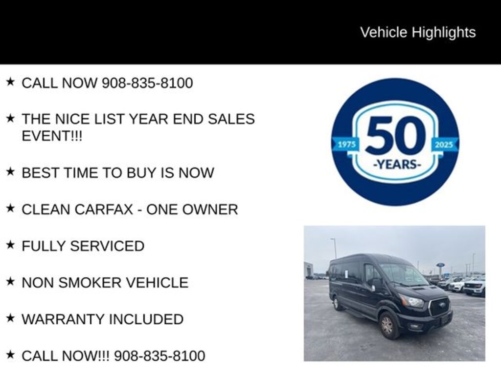 Certified 2023 Ford Transit 350 XLT WAGON