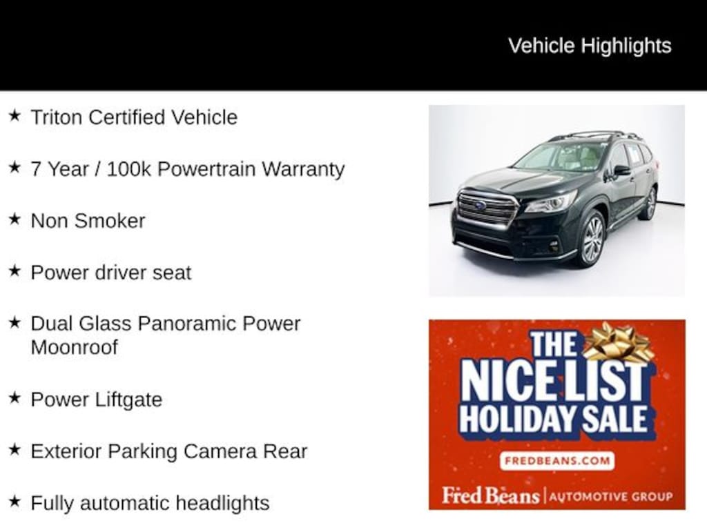 Used 2022 Subaru Ascent Limited SUV