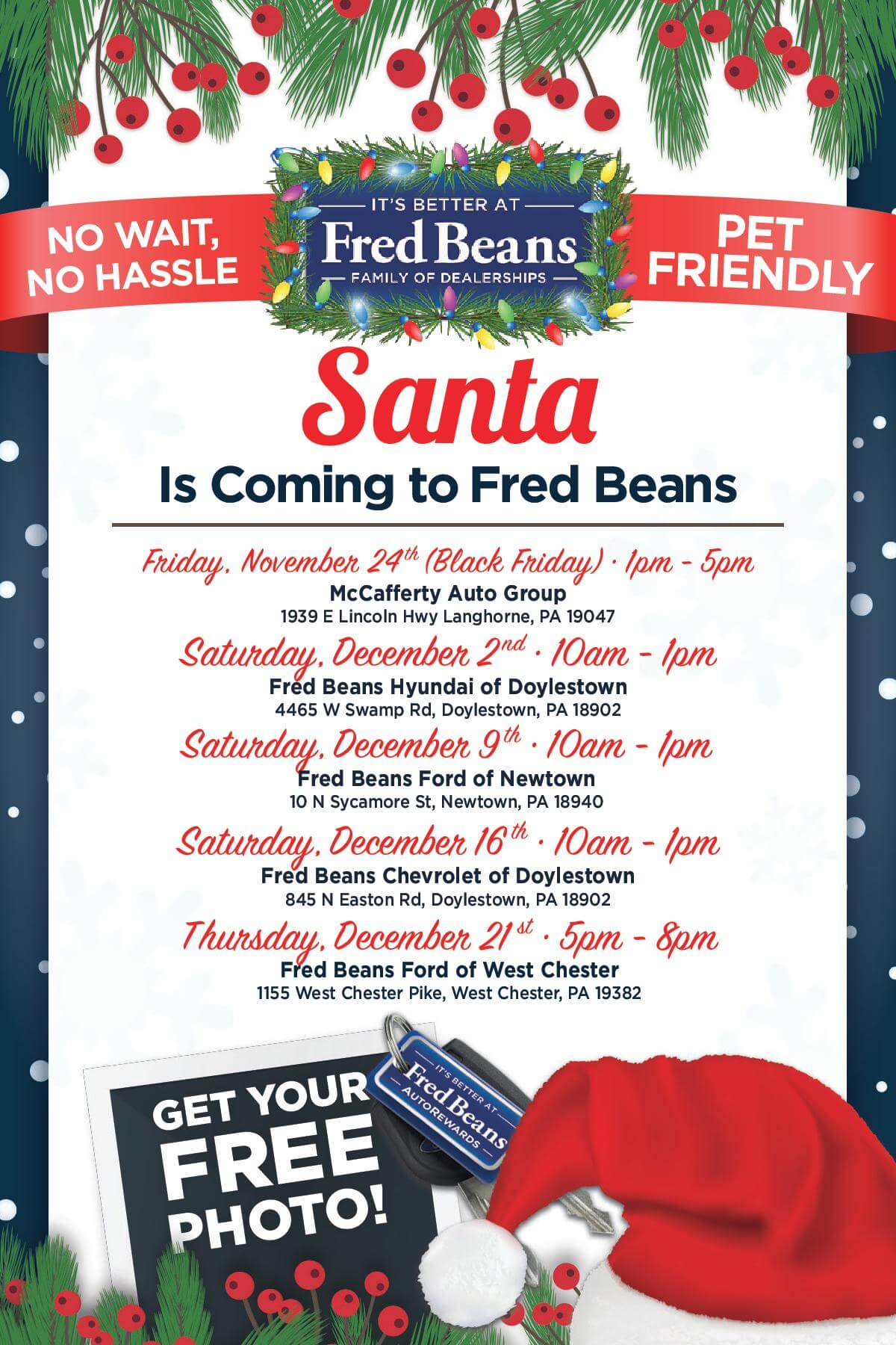 Merchants Tire Near Me >> Santa is Coming to Fred Beans Hyundai - Doylestown, PA ... Merchants Tire Near Me >> Santa is Coming to Fred Beans Hyundai - Doylestown, PA ...