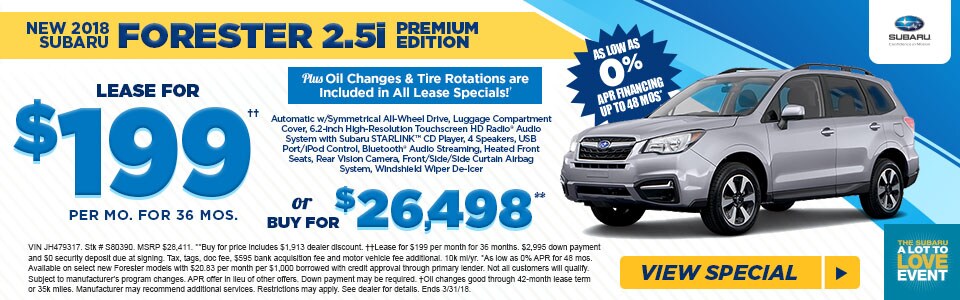 Fred Beans Subaru >> Lease A 2018 Subaru Forester Premium For 199 Mo At Fred Beans Fred Beans Subaru >> Lease A 2018 Subaru Forester Premium For 199 Mo At Fred Beans