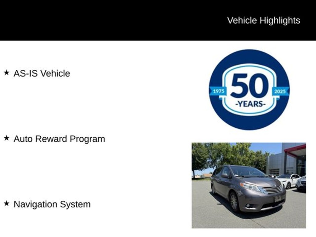 Used 2015 Toyota Sienna XLE Premium Van