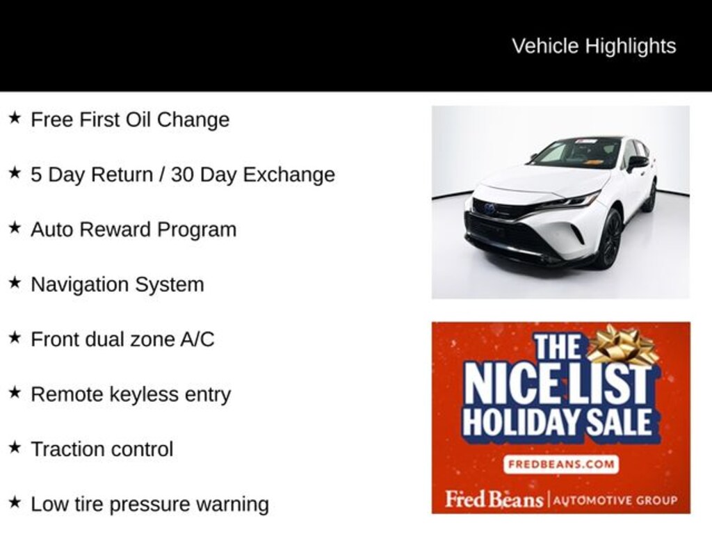 Certified 2023 Toyota Venza SUV