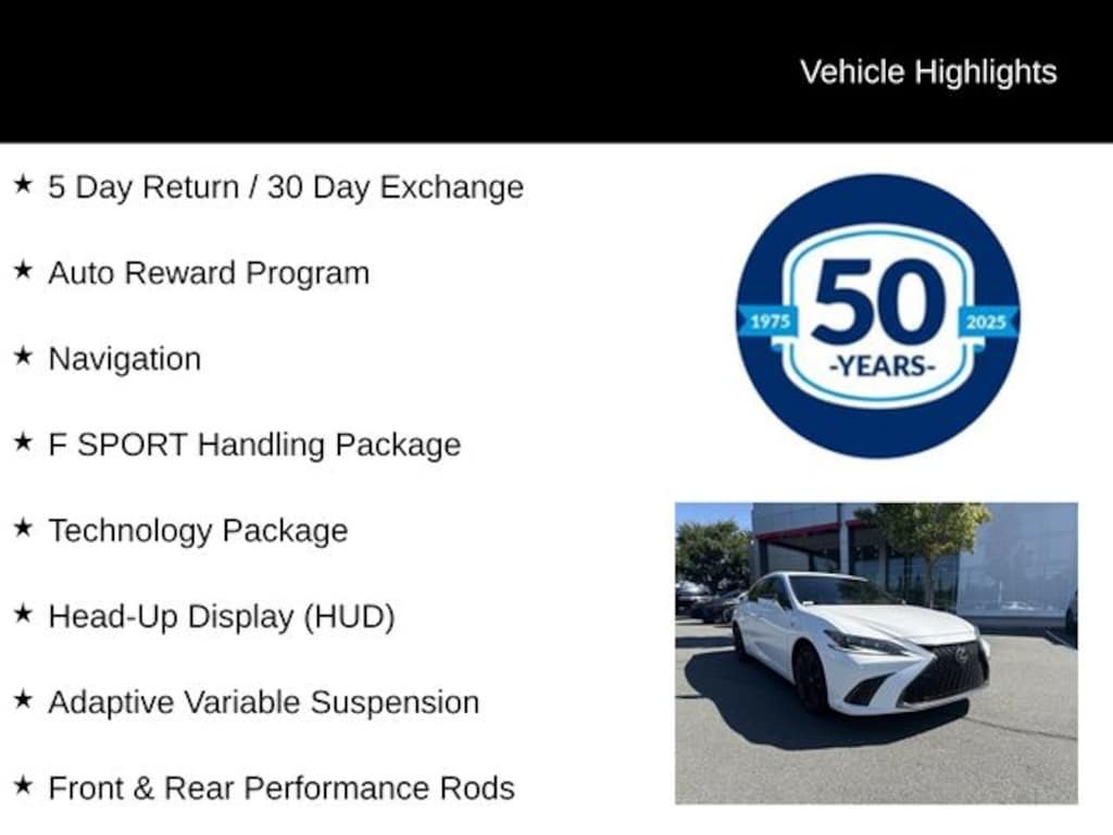 Used 2024 Lexus ES 350 F SPORT Handling Sedan