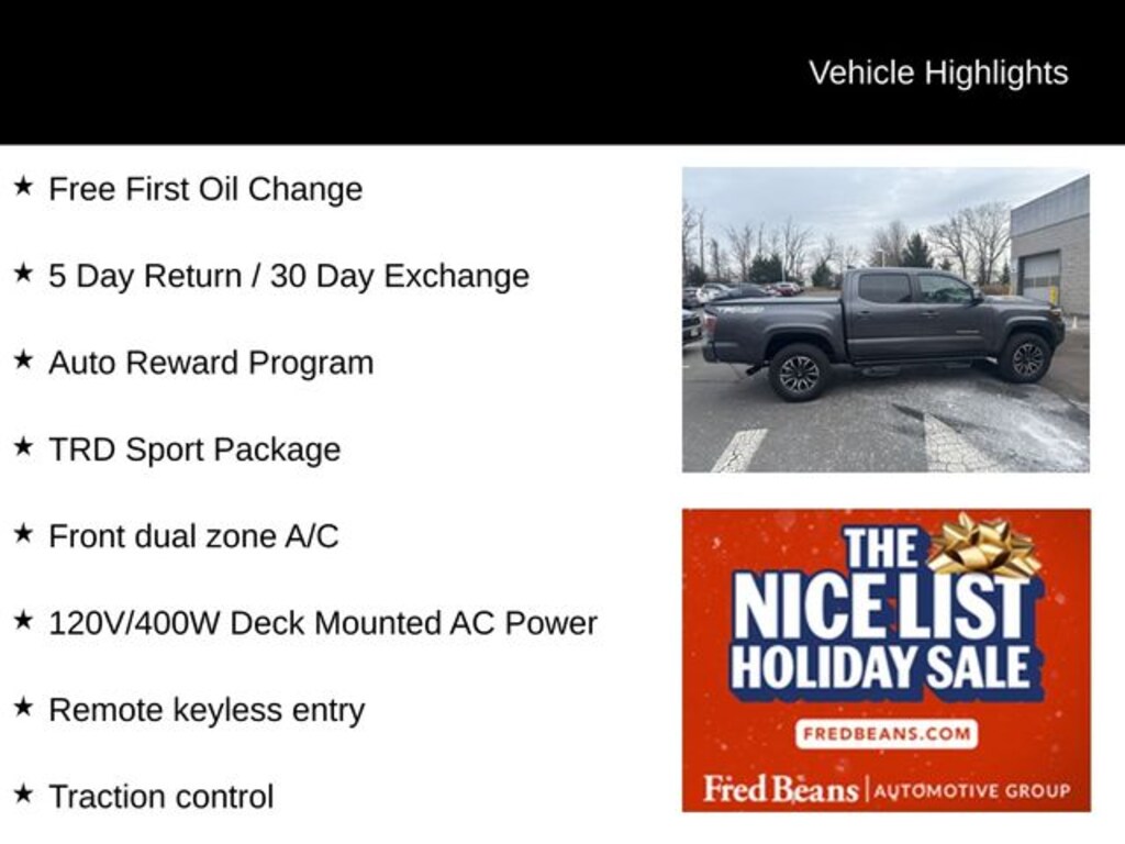 Used 2023 Toyota Tacoma Truck Double Cab