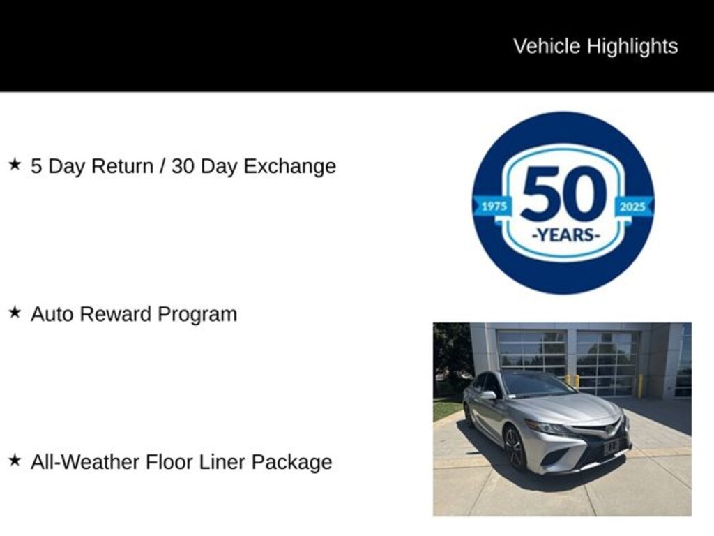 Used 2019 Toyota Camry XSE Sedan