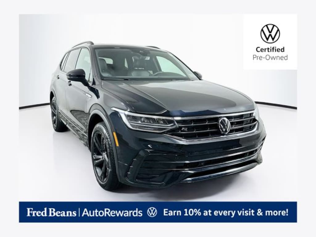 Certified 2024 Volkswagen Tiguan 2.0T SE R-Line Black SUV