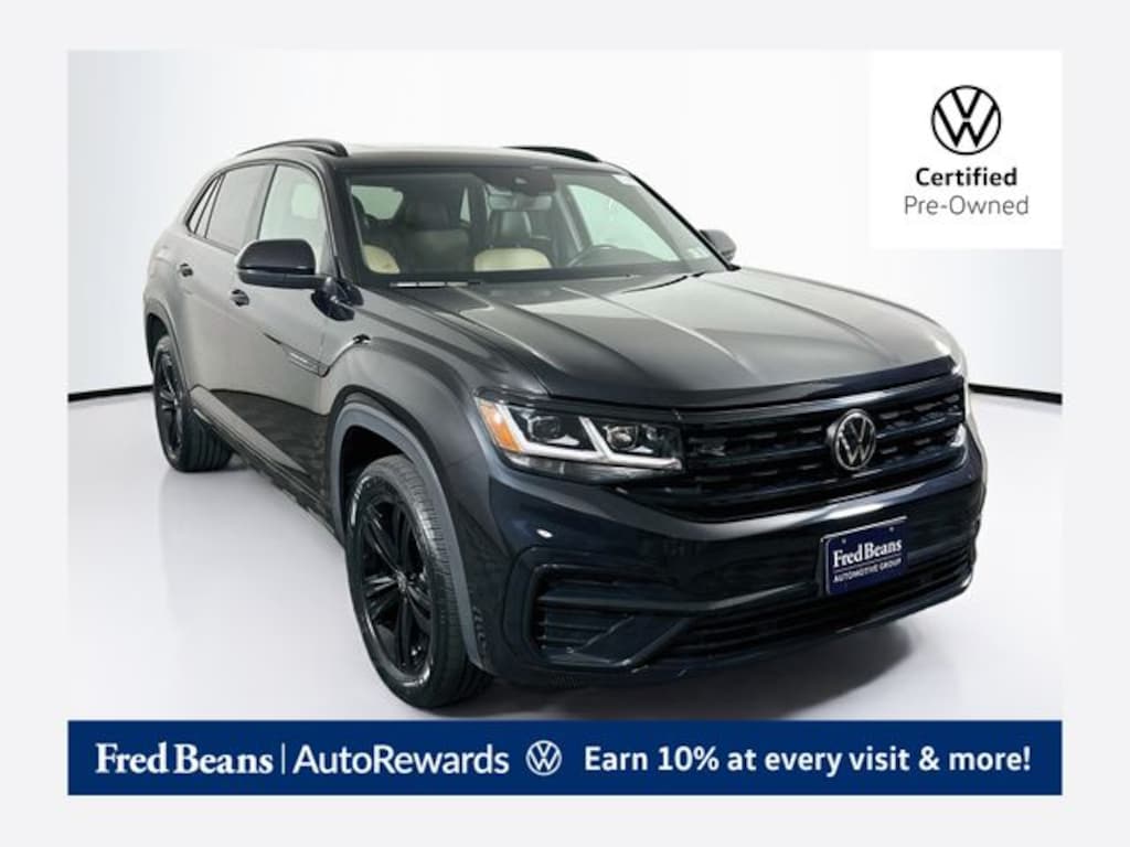 Certified 2023 Volkswagen Atlas Cross Sport 2.0T SEL R-Line Black SUV