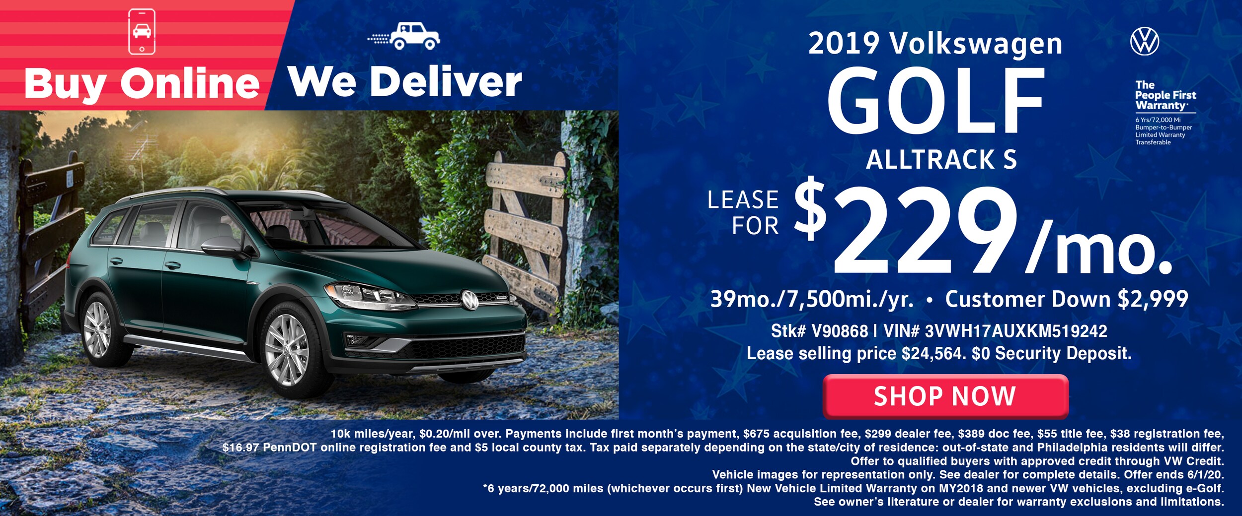 Fred Beans Volkswagen New Monthly Specials | Fred Beans Volkswagen of Doylestown