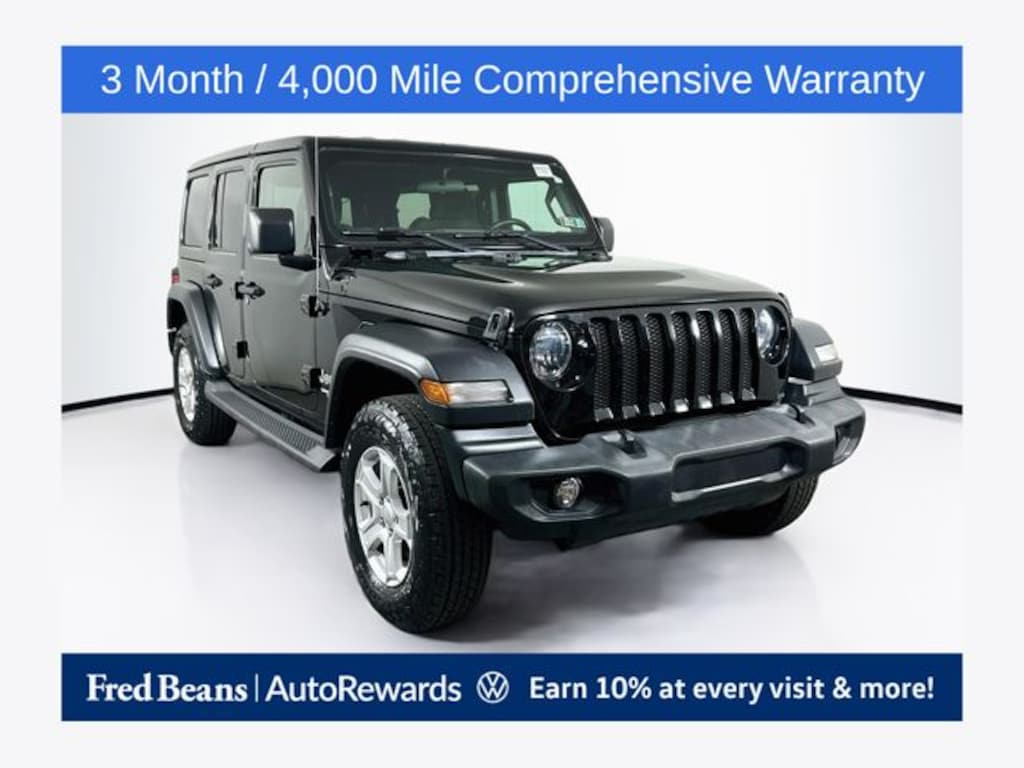 Used 2018 Jeep Wrangler Unlimited Sport S SUV