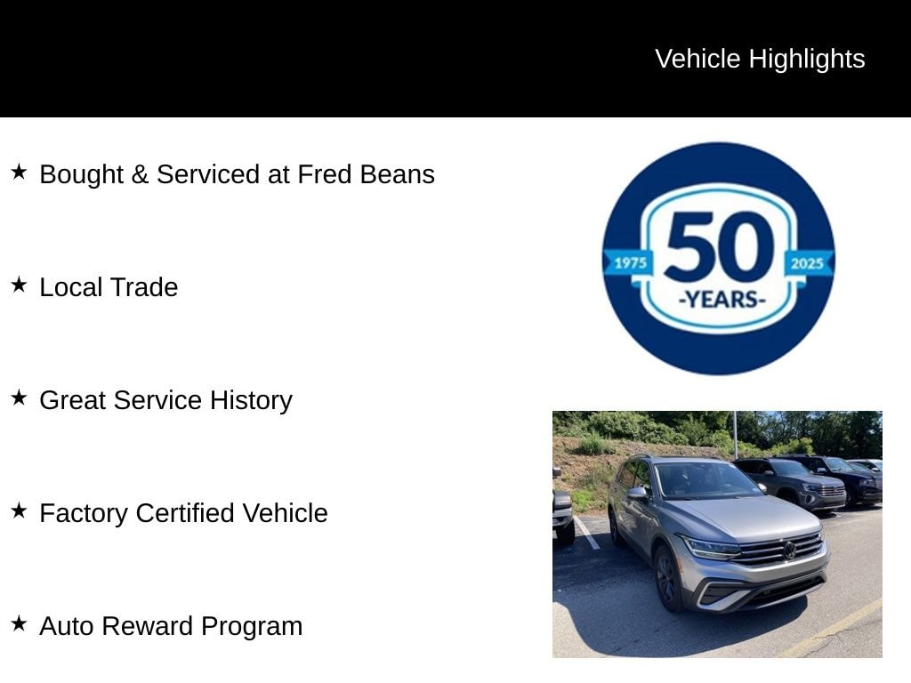 Certified 2023 Volkswagen Tiguan 2.0T SE SUV