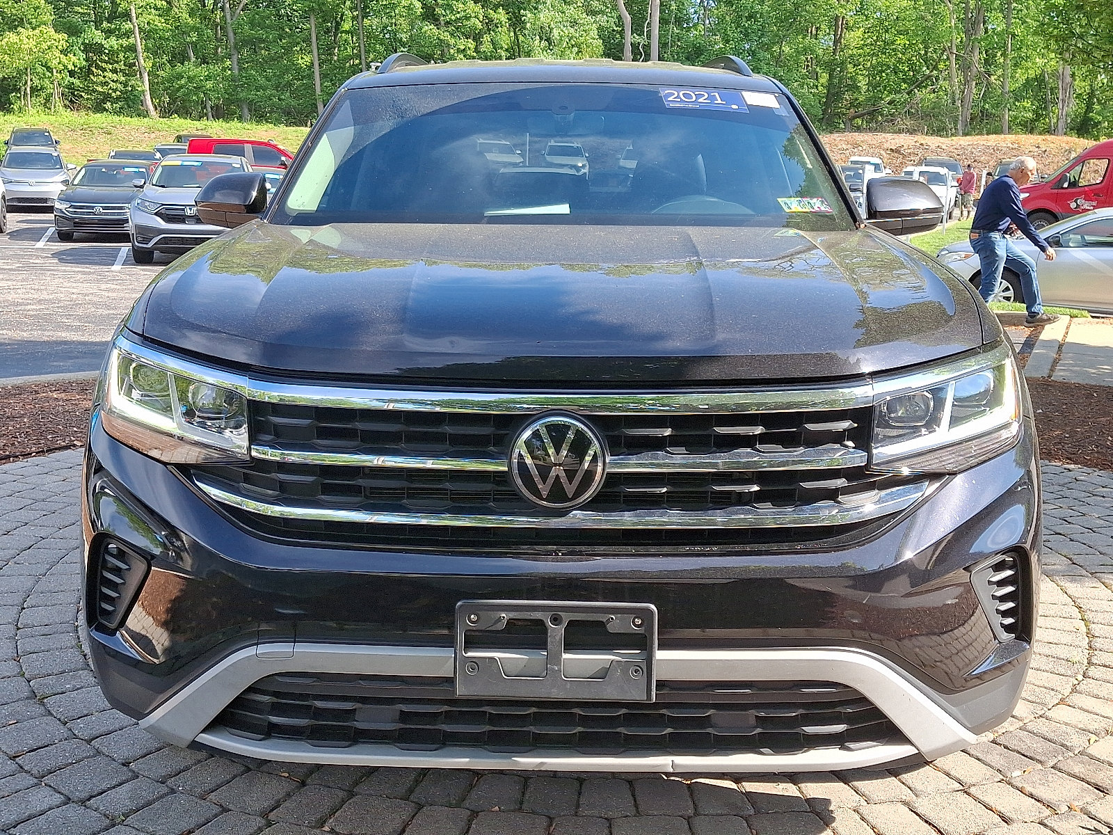Certified 2021 Volkswagen Atlas SE with VIN 1V2LP2CA5MC594905 for sale in Devon, PA