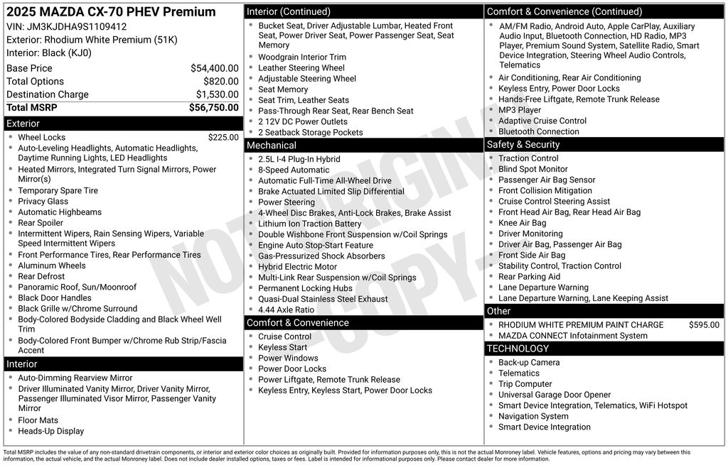 2025 Mazda CX-70 Premium Package - Photo 9