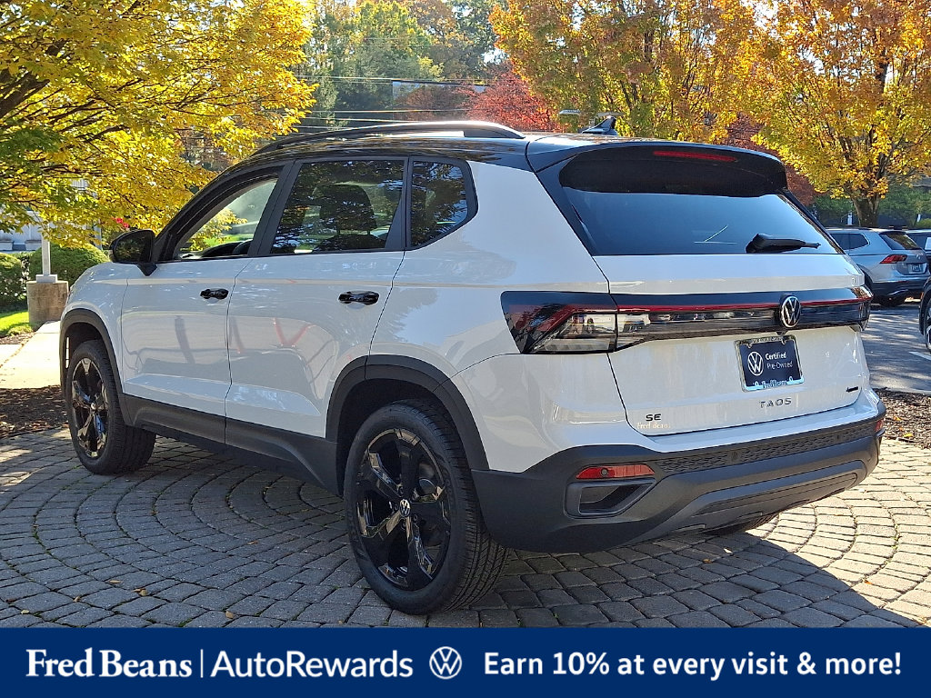 Certified 2026 Volkswagen Taos 1.5T SE Black SUV