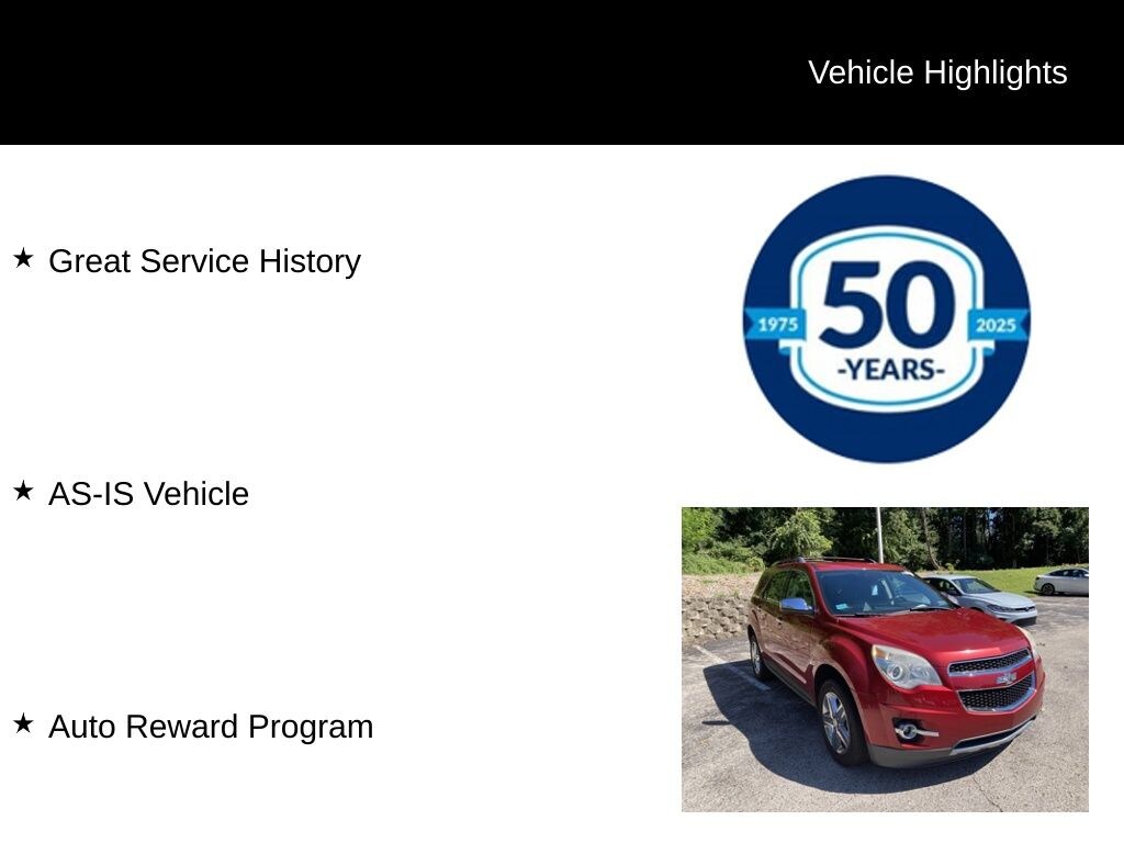 Used 2014 Chevrolet Equinox LTZ SUV
