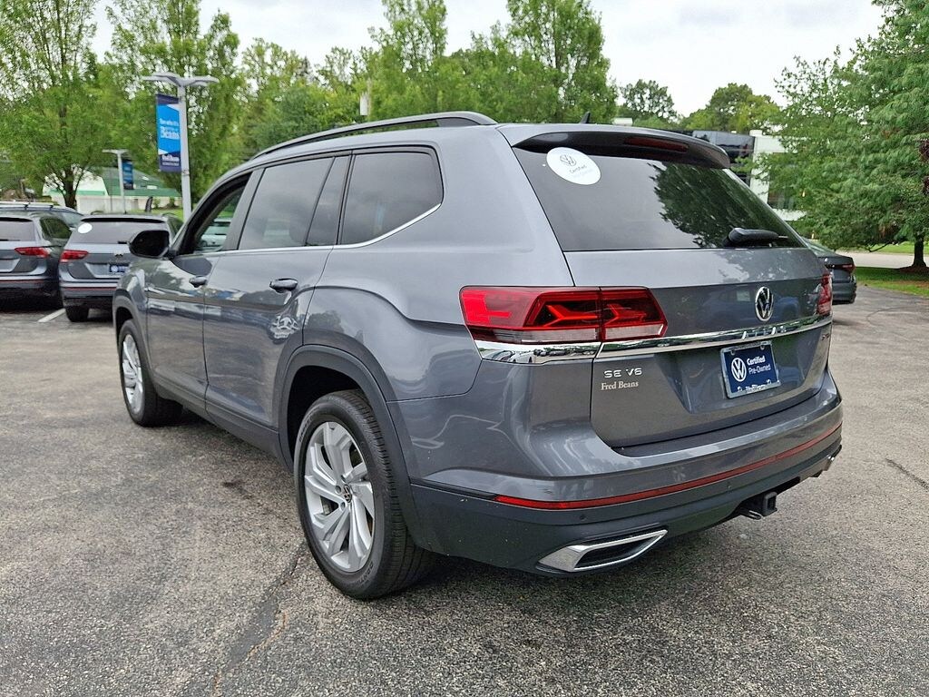 Certified 2021 Volkswagen Atlas 3.6L V6 SE w/Technology 4MOTION SUV