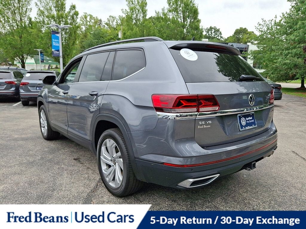 Certified 2021 Volkswagen Atlas 3.6L V6 SE w/Technology 4MOTION SUV
