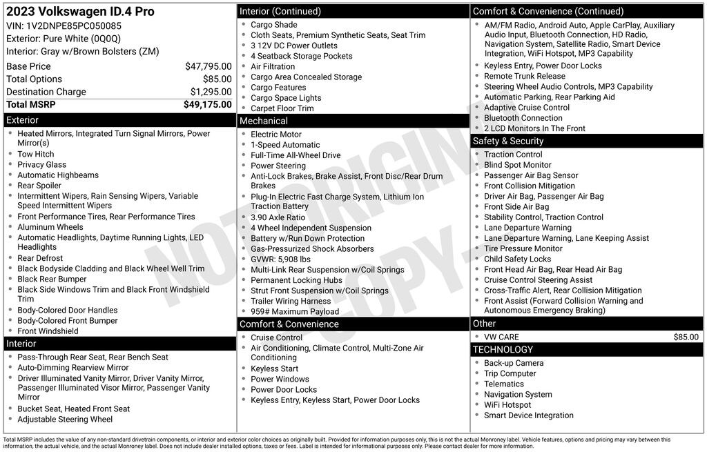 Used 2023 Volkswagen ID.4 Pro SUV