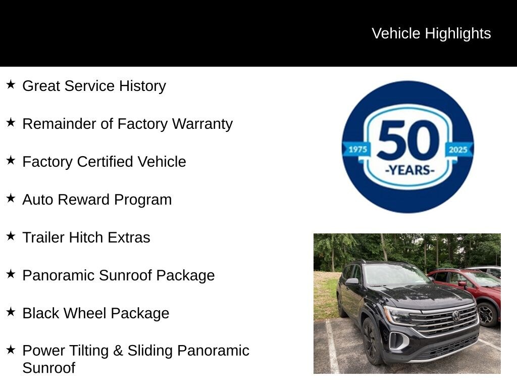Certified 2024 Volkswagen Atlas 2.0T SE w/Technology SUV