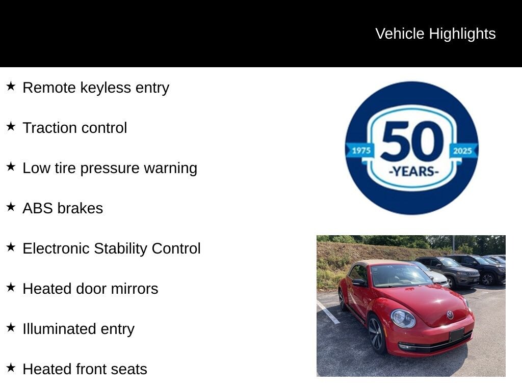 Used 2013 Volkswagen Beetle 2.0T Convertible