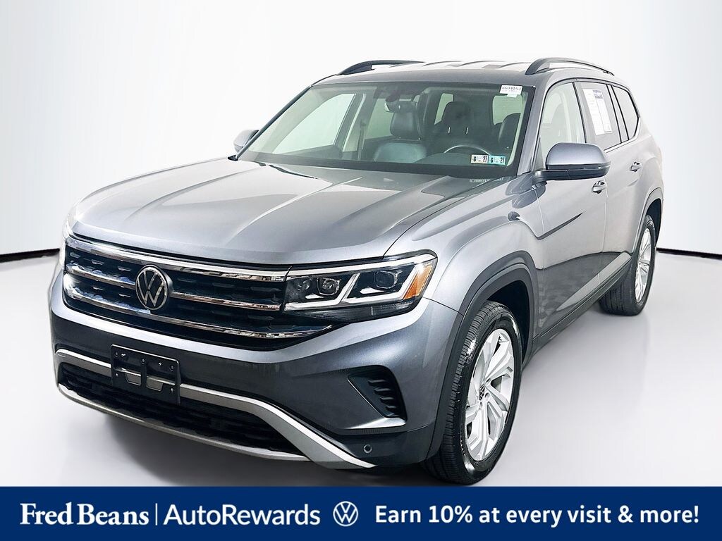 Used 2021 Volkswagen Atlas 2.0T SE w/Technology 4MOTION SUV