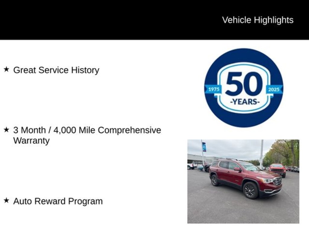 Certified 2018 GMC Acadia SLT-1 SUV