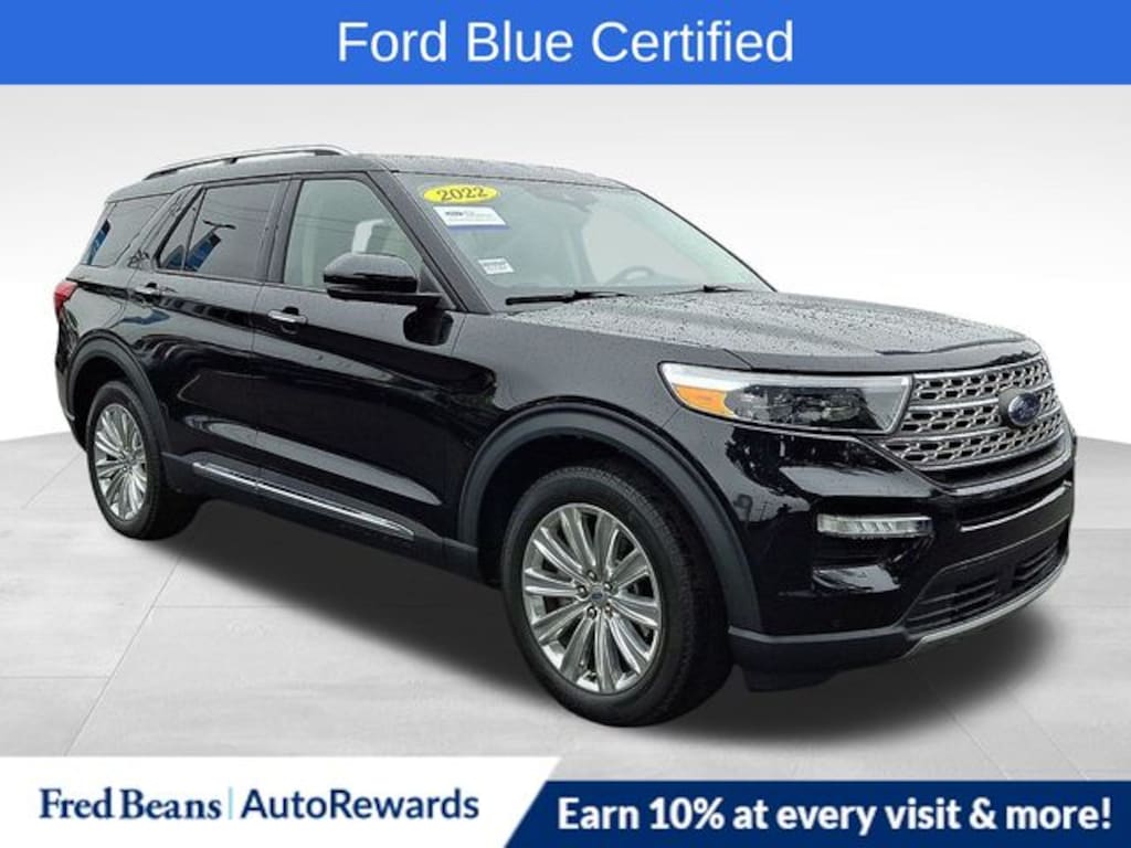 Certified 2022 Ford Explorer Limited SUV
