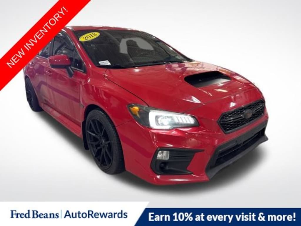 Certified 2018 Subaru WRX Base Sedan