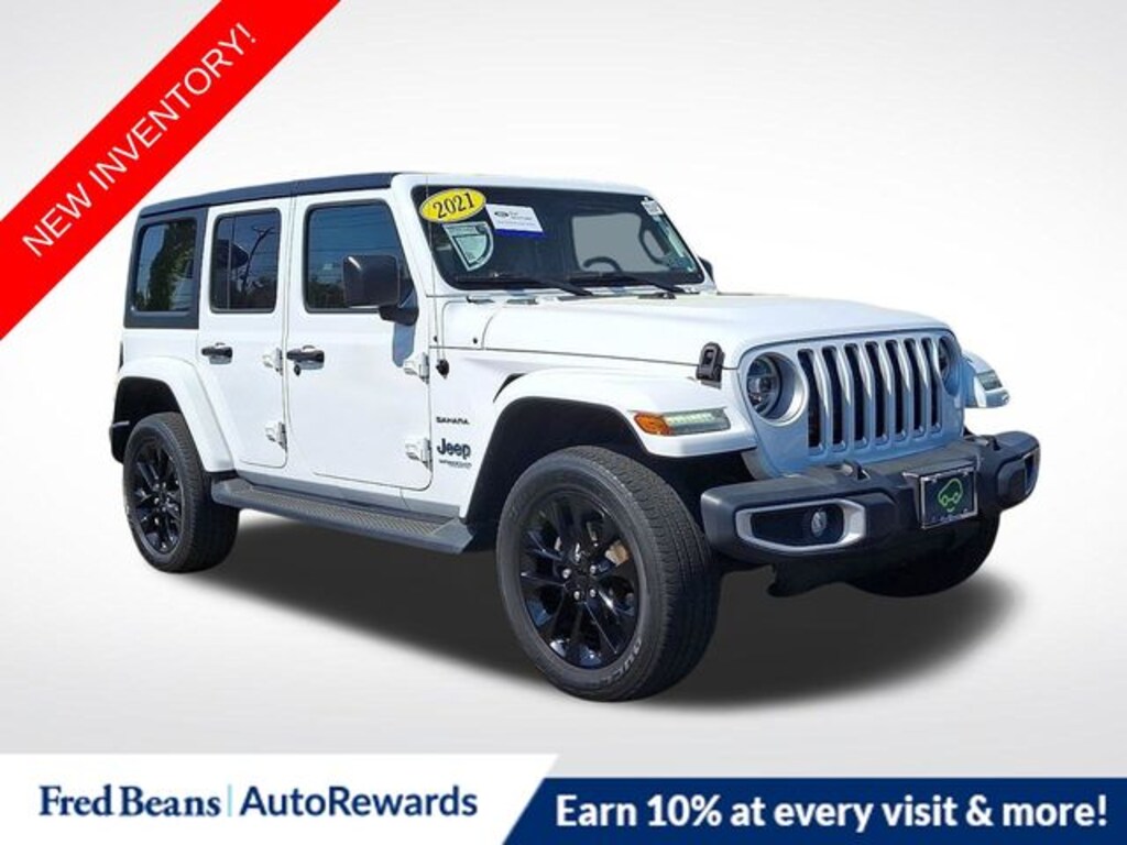 Used 2021 Jeep Wrangler Unlimited Sahara 4xe SUV