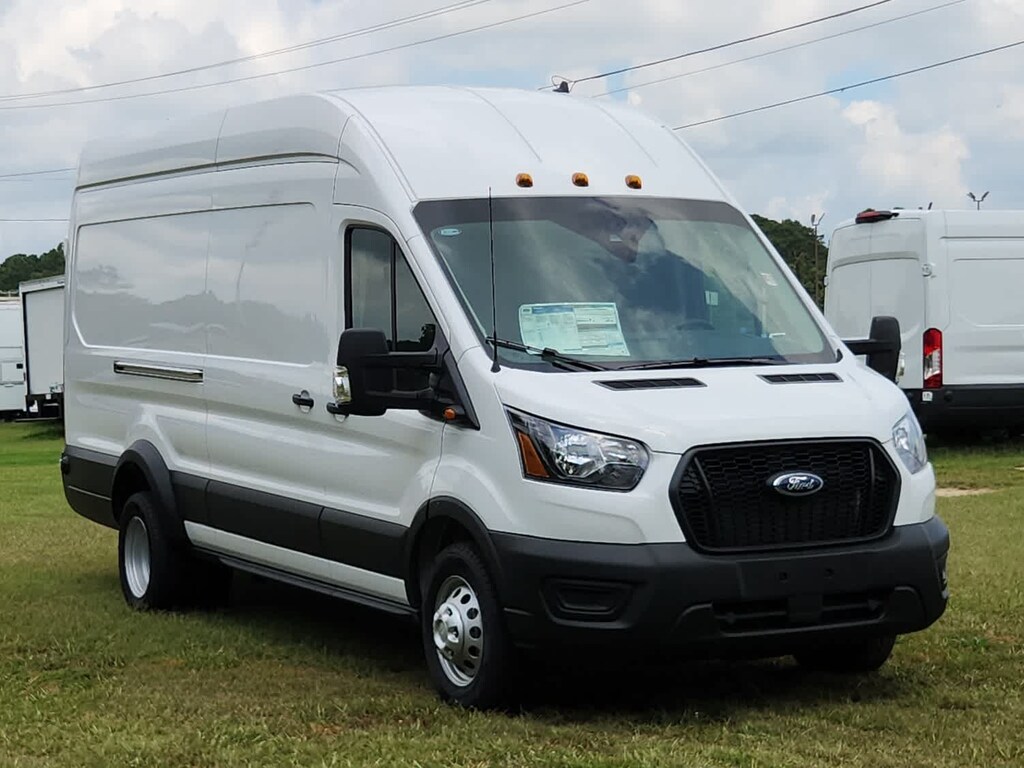 New 2025 Ford Transit Cargo Van T-350 HD 148 EL Hi Rf 9950 GVWR DRW RWD