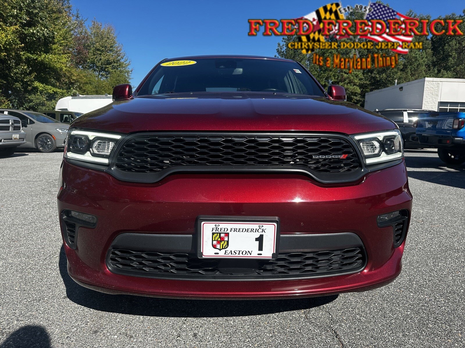 Used 2022 Dodge Durango GT Plus with VIN 1C4RDJDG6NC134218 for sale in Easton, MD
