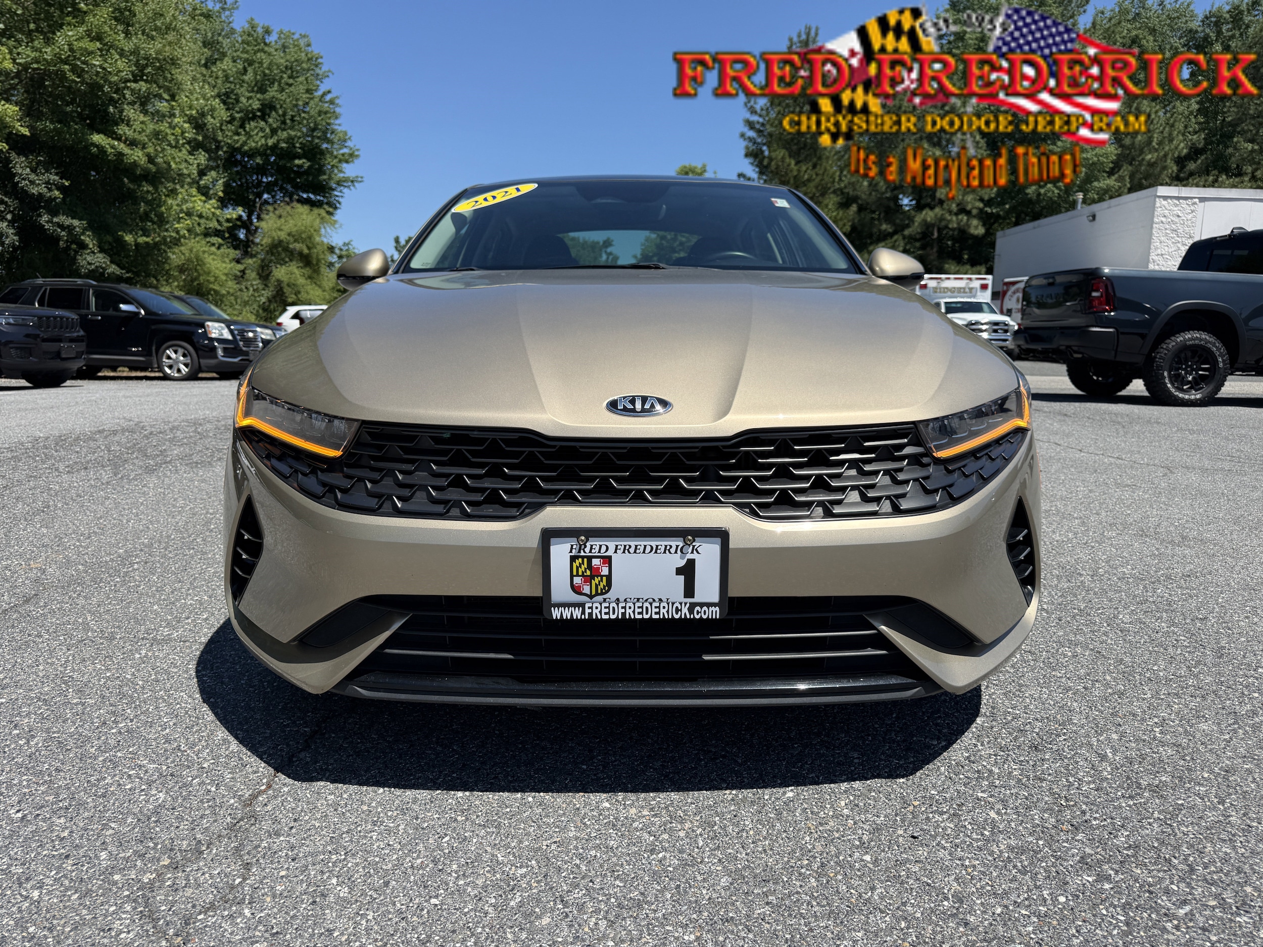 Used 2021 Kia K5 EX with VIN 5XXG34J25MG041032 for sale in Easton, MD
