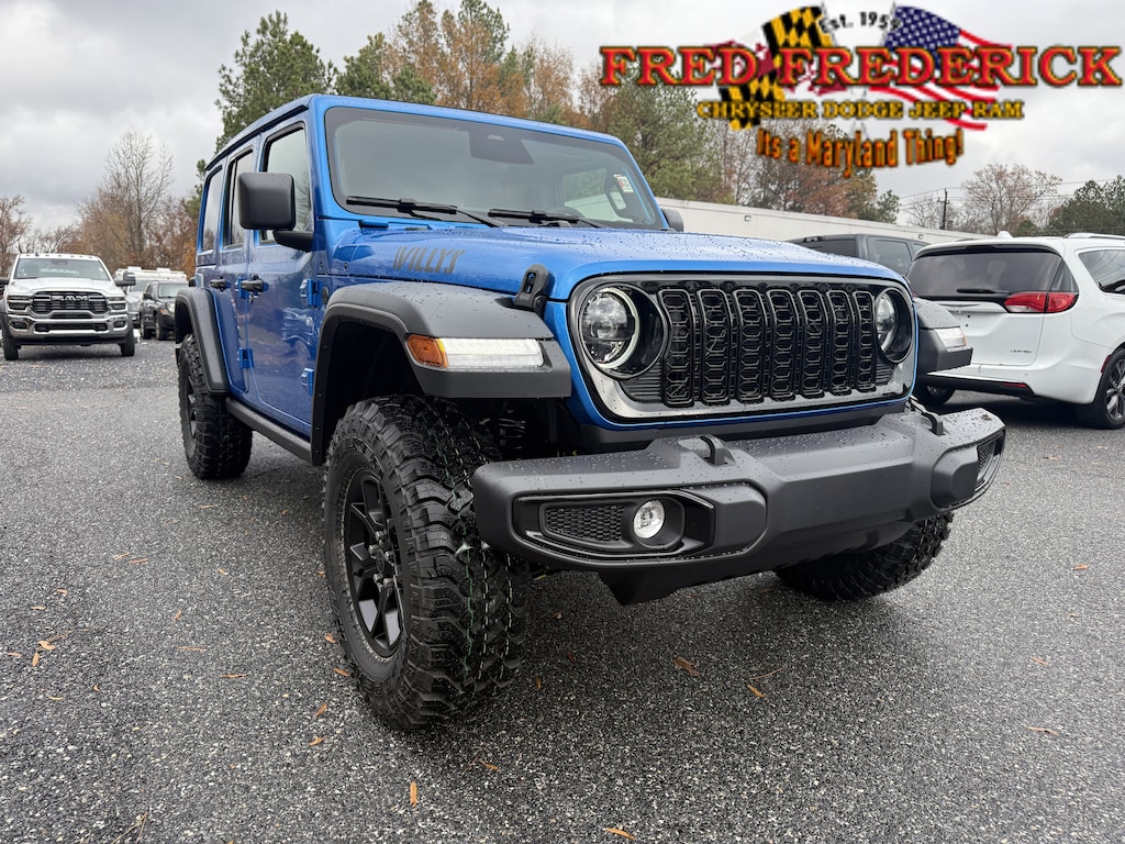 New 2026 Jeep Wrangler 4-DOOR WILLYS Sport Utility