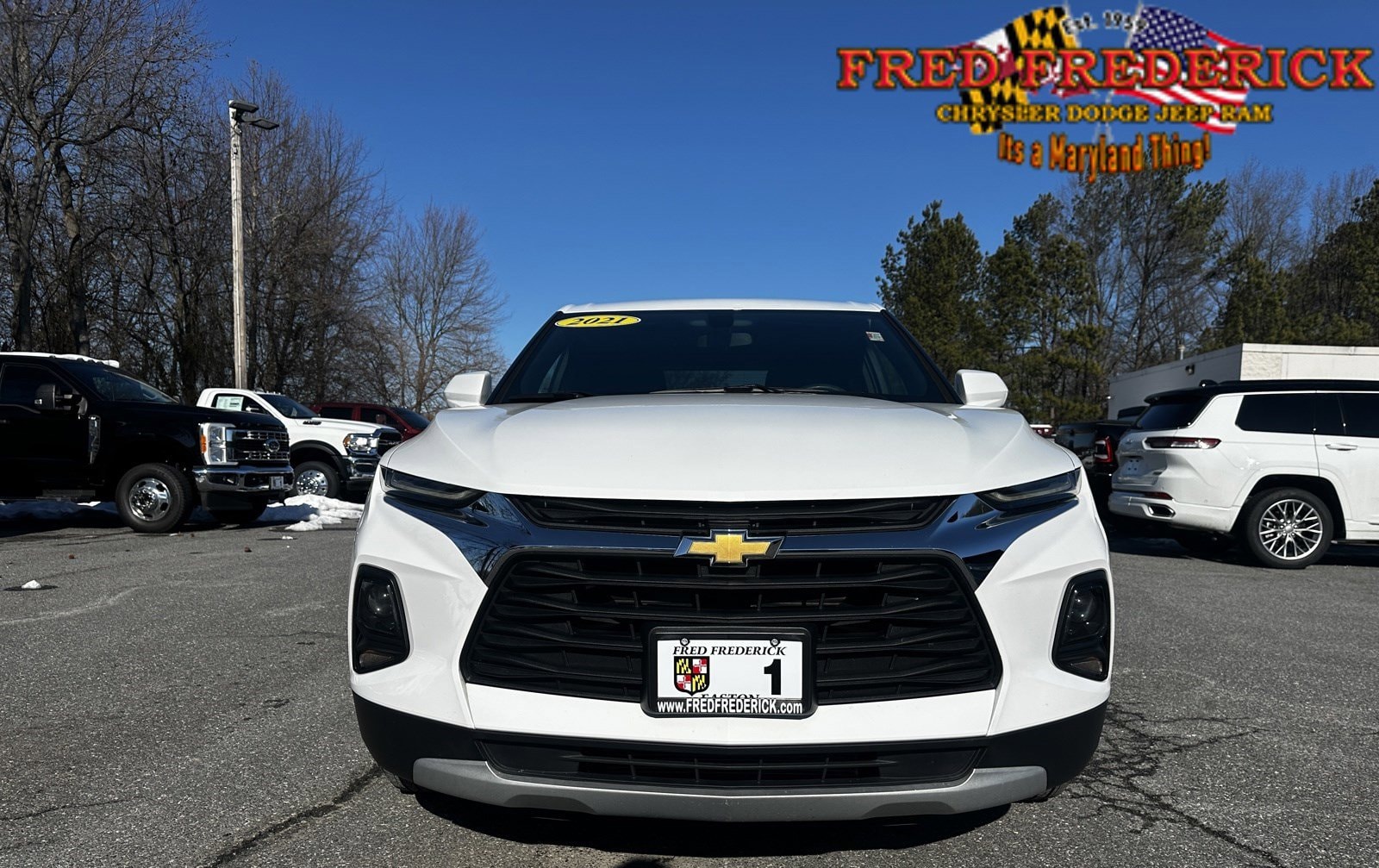 Used 2021 Chevrolet Blazer 1LT with VIN 3GNKBBRAXMS580132 for sale in Easton, MD