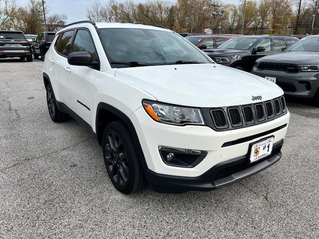 Used 2021 Jeep Compass 80th Spec. Edition with VIN 3C4NJDEB9MT575159 for sale in Laurel, MD