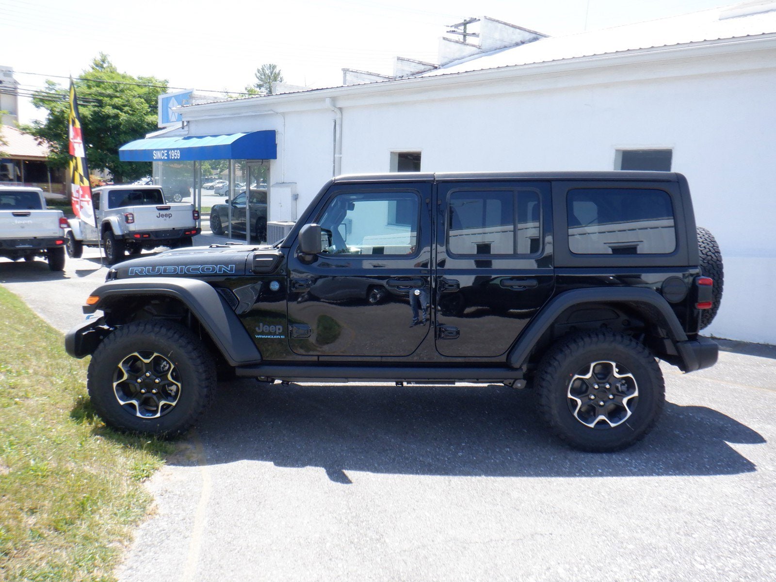 Used 2023 Jeep Wrangler 4xe Rubicon 4XE with VIN 1C4JJXR60PW700240 for sale in Laurel, MD