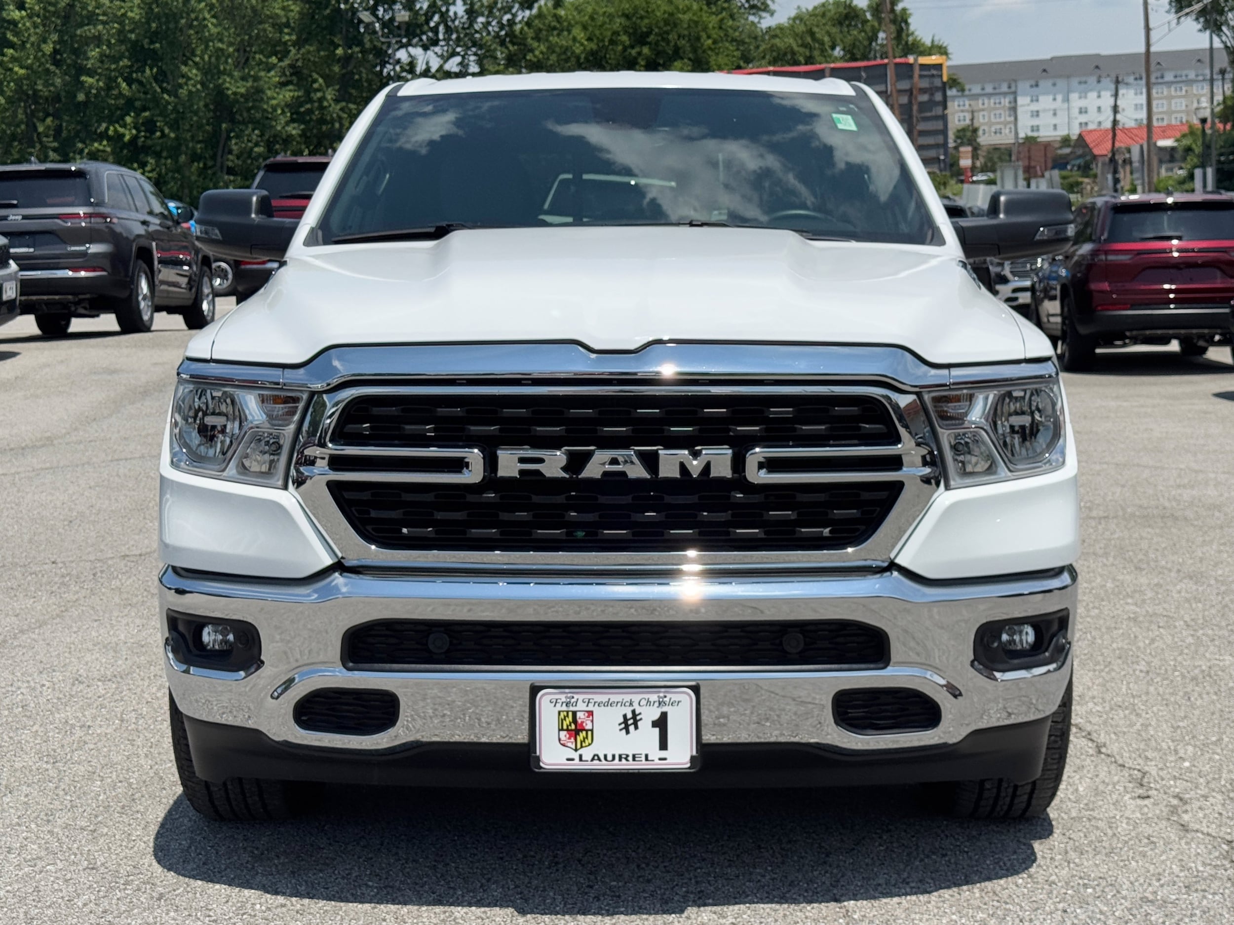 Used 2024 RAM Ram 1500 Pickup Big Horn/Lone Star with VIN 1C6SRFFT9RN133401 for sale in Laurel, MD